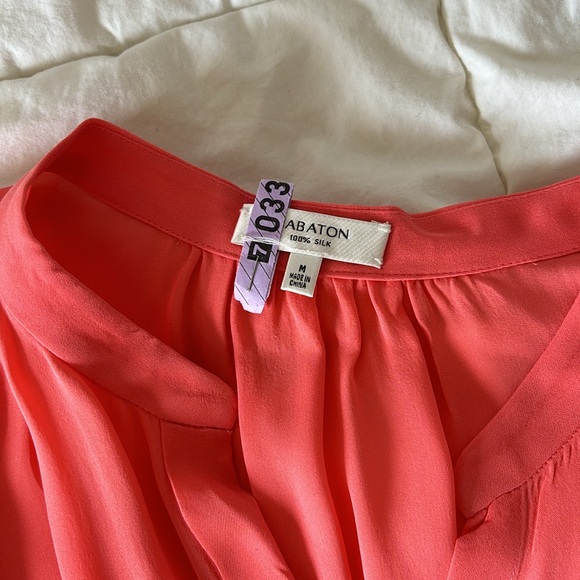 Babaton (Aritzia) bright pink 100% silk dress. Worn once. - Picture 3 of 3